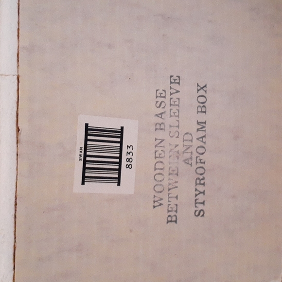 👉*VINTAGE* HOMCO WINGED SWAN MASTERPIECE FIGURINE with 👉ORIGINAL BASE & BOX - Picture 14 of 16